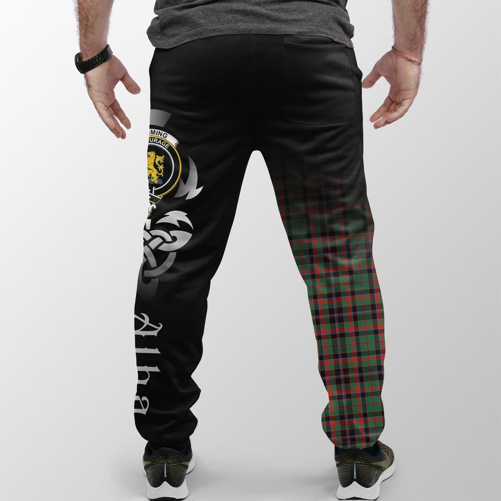 Clan Cumming Hunting Ancient Tartan Crest Jogger Sweatpants Alba Celtic Style ZD86 Clan Cumming Tartan Today
