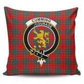 Clan Cumming Modern Tartan Crest Pillow Cover MT27 Clan Cumming Tartan Today