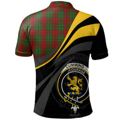 Clan Cumming 01 Tartan Polo Shirt - Royal Coat Of Arms Style NK68 Cumming 01 Tartan Tartan Polo