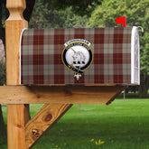 Clan Cunningham Burgundy Dancers Tartan Crest Mailbox EY16 Clan Cunningham Tartan Today