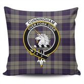 Clan Cunningham Dress Blue Dancers Tartan Crest Pillow Cover VO45 Clan Cunningham Tartan Today