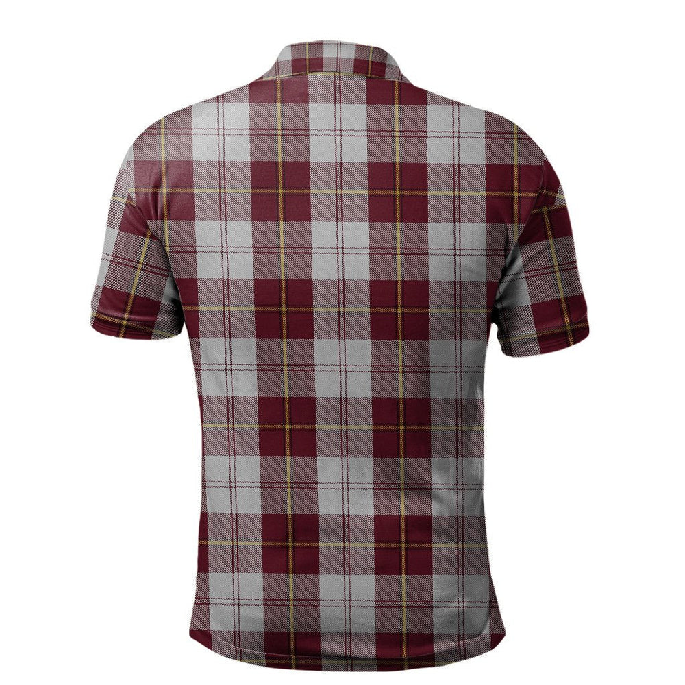 Clan Cunningham Dress Burgundy (Dance) Tartan Polo Shirt BU67 Cunningham Dress Burgundy (Dance) Tartan Tartan Polo