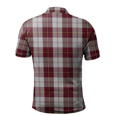 Clan Cunningham Dress Burgundy (Dance) Tartan Polo Shirt BU67 Cunningham Dress Burgundy (Dance) Tartan Tartan Polo