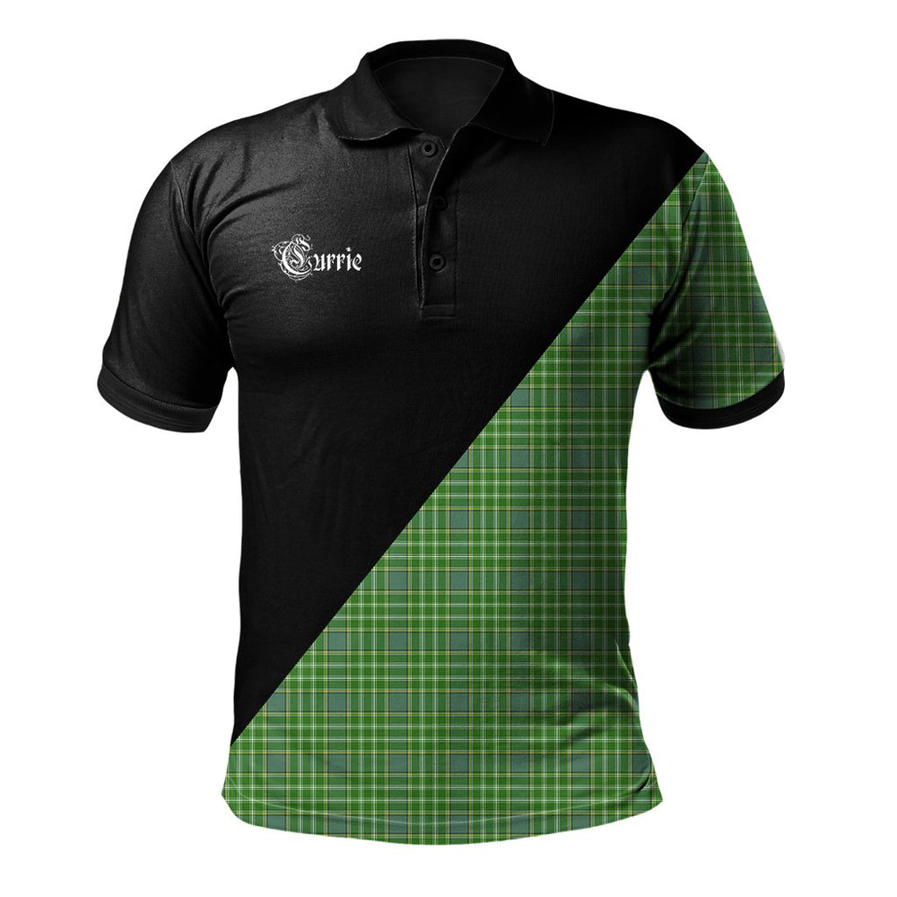 Clan Currie Clan - Military Polo Shirt CD28 Currie Tartan Tartan Polo