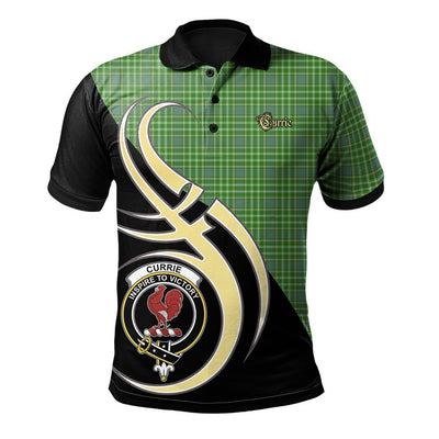 Clan Currie Tartan Polo Shirt - Believe In Me Style