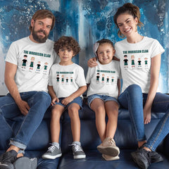 Scottish Clan Personalised Family Portrait T-Shirt – Unisex & Kids Sizes (Printed in the USA)