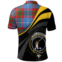 Clan Dalmahoy Tartan Polo Shirt - Royal Coat Of Arms Style FH22 Dalmahoy Tartan Tartan Polo