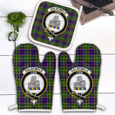 Clan Dalrymple Tartan Crest Oven Mitt And Pot Holder (2 Oven Mitts + 1 Pot Holder) SW43 Clan Dalrymple Tartan Today