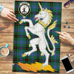 Clan Davidson Ancient Tartan Crest Unicorn Scotland Jigsaw Puzzles Gift For Family KA38 Clan Davidson Tartan Today