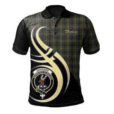 Clan Davidson Tulloch Dress Tartan Polo Shirt - Believe In Me Style