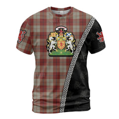 Personalized Clan Davidson Dress Dancers Tartan Shirt with Scotland Coat of Arms & Custom Name CP65