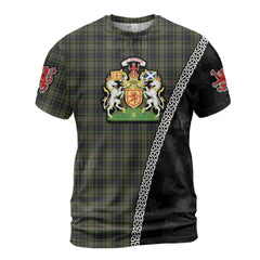 Personalized Clan Davidson Tulloch Dress Tartan Shirt with Scotland Coat of Arms & Custom Name SW59