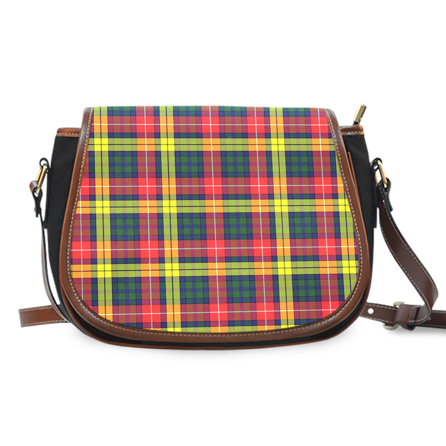 Clan Dewar Tartan Saddle Handbags