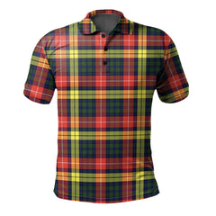 Clan Dewar Tartan Polo Shirt DL91 Dewar Tartan Tartan Polo