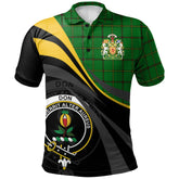 Clan Don Tartan Polo Shirt - Royal Coat Of Arms Style PR21 Don Tartan Tartan Polo