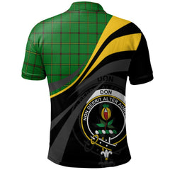 Clan Don Tartan Polo Shirt - Royal Coat Of Arms Style PR21 Don Tartan Tartan Polo