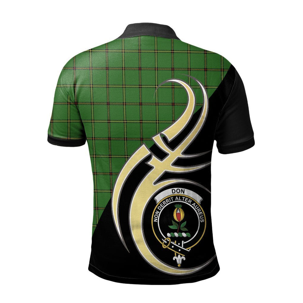Clan Don Tartan Polo Shirt - Believe In Me Style VU46 Don Tartan Tartan Polo