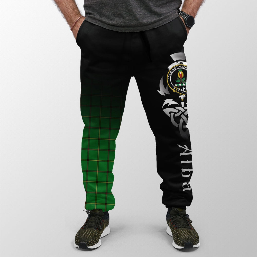 Clan Don (Tribe-Of-Mar) Tartan Crest Jogger Sweatpants Alba Celtic Style QQ84 Clan Mar Tartan Today