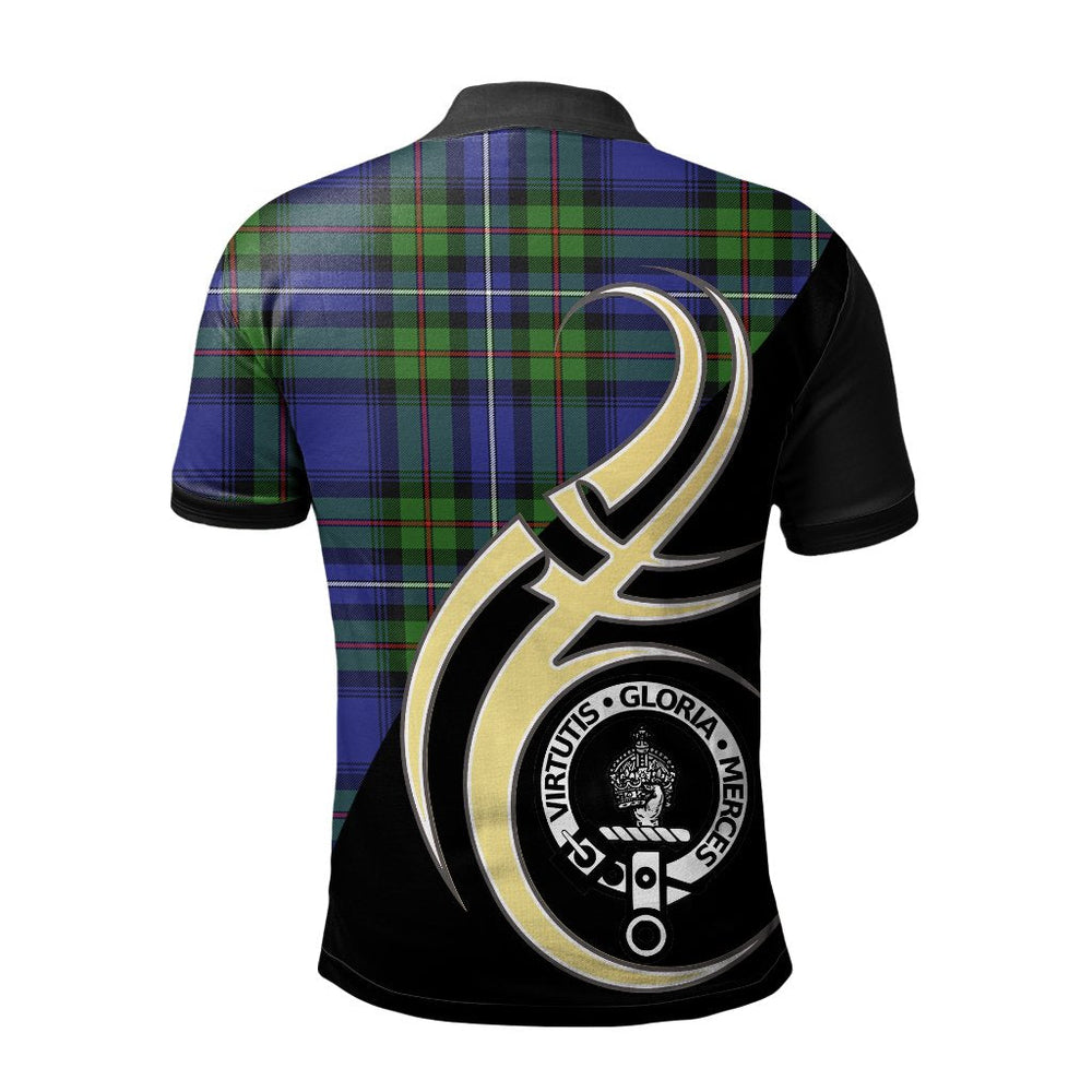 Clan Donnachaidh Tartan Polo Shirt - Believe In Me Style LQ77 Donnachaidh Tartan Tartan Polo