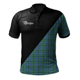 Clan Douglas Ancient Clan - Military Polo Shirt QM96 Douglas Ancient Tartan Tartan Polo