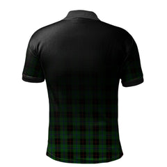 Clan Douglas Black Tartan Polo Shirt - Alba Celtic Style EN74 Douglas Black Tartan Tartan Polo