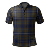 Clan Douglas Brown Tartan Polo Shirt RN78 Douglas Brown Tartan Tartan Polo