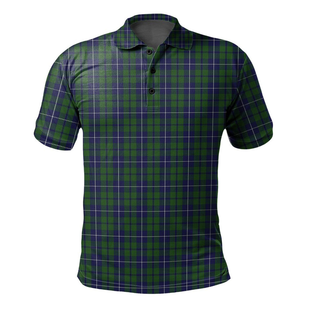 Clan Douglas Green Tartan Polo Shirt NG54 Douglas Green Tartan Tartan Polo