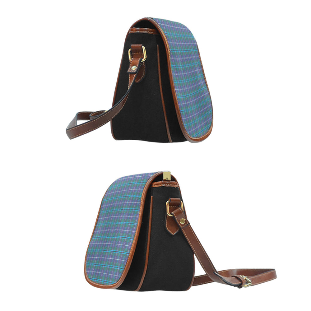 Clan Douglas Modern Tartan Saddle Handbags QP16 Clan Douglas Tartan Today