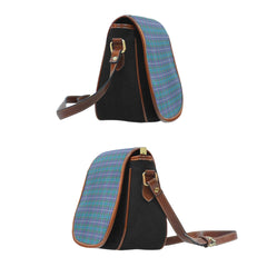 Clan Douglas Modern Tartan Saddle Handbags QP16 Clan Douglas Tartan Today