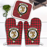 Clan Drummond Modern Tartan Crest Oven Mitt And Pot Holder (2 Oven Mitts + 1 Pot Holder) BX77 Clan Drummond Tartan Today