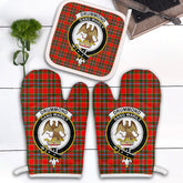 Clan Drummond Of Perth Tartan Crest Oven Mitt And Pot Holder (2 Oven Mitts + 1 Pot Holder) YS64 Clan Drummond Tartan Today