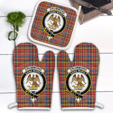 Clan Drummond Of Strathallan Tartan Crest Oven Mitt And Pot Holder (2 Oven Mitts + 1 Pot Holder) JC62 Clan Hall Tartan Today