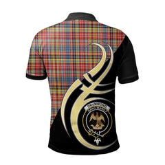 Clan Drummond of Strathallan Tartan Polo Shirt - Believe In Me Style TE40 Drummond of Strathallan Tartan Tartan Polo