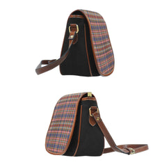Clan Drummond of Strathallen Tartan Saddle Handbags QO38 Clan Hall Tartan Today