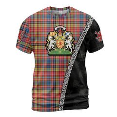 Personalized Clan Drummond of Strathallan Tartan Shirt with Scotland Coat of Arms & Custom Name MS24