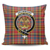 Clan Drummond of Strathallan Tartan Crest Pillow Cover HM18 Clan Hall Tartan Today