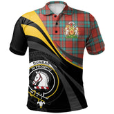Clan Dunbar Ancient Tartan Polo Shirt - Royal Coat Of Arms Style RX64 Dunbar Ancient Tartan Tartan Polo