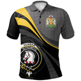 Clan Dunbar of Pitgaveny Tartan Polo Shirt - Royal Coat Of Arms Style NT35 Dunbar of Pitgaveny Tartan Tartan Polo
