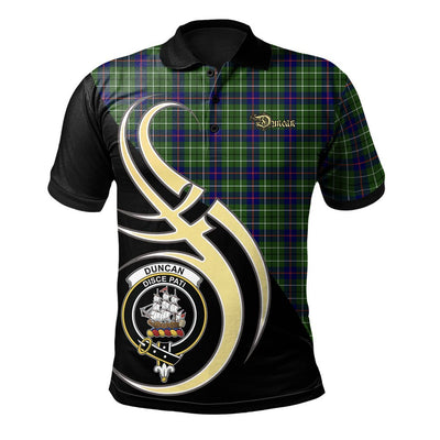Clan Duncan Modern Tartan Polo Shirt - Believe In Me Style