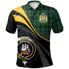 Clan Duncan of Sketraw Tartan Polo Shirt - Royal Coat Of Arms Style CL27 Duncan of Sketraw Tartan Tartan Polo