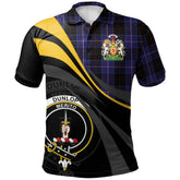 Clan Dunlop Tartan Polo Shirt - Royal Coat Of Arms Style QZ50 Dunlop Tartan Tartan Polo