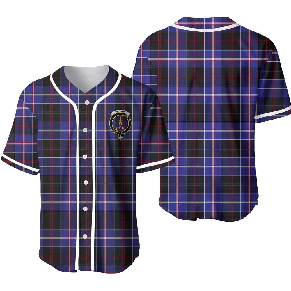 Clan Dunlop Tartan Unisex Baseball Jersey JB29WF60 Clan Dunlop Tartan Today