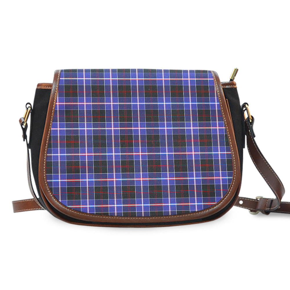 Clan Dunlop Modern Tartan Saddle Handbags AR52 Clan Dunlop Tartan Today