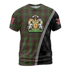 Personalized Clan Durie Tartan Shirt with Scotland Coat of Arms & Custom Name DE18