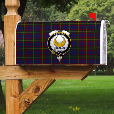 Clan Durie Tartan Crest Mailbox