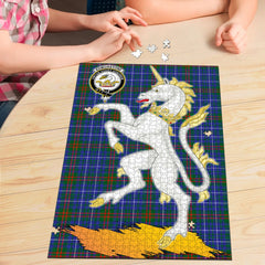 Clan Edmonstone Tartan Crest Unicorn Scotland Jigsaw Puzzles Gift For Family NS12 Clan Edmonstone Tartan Today
