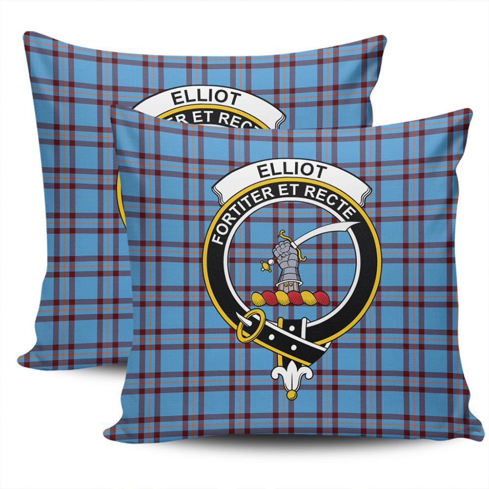 Clan Elliot Ancient Tartan Crest Pillow Cover WV89 Clan Elliot Tartan Today