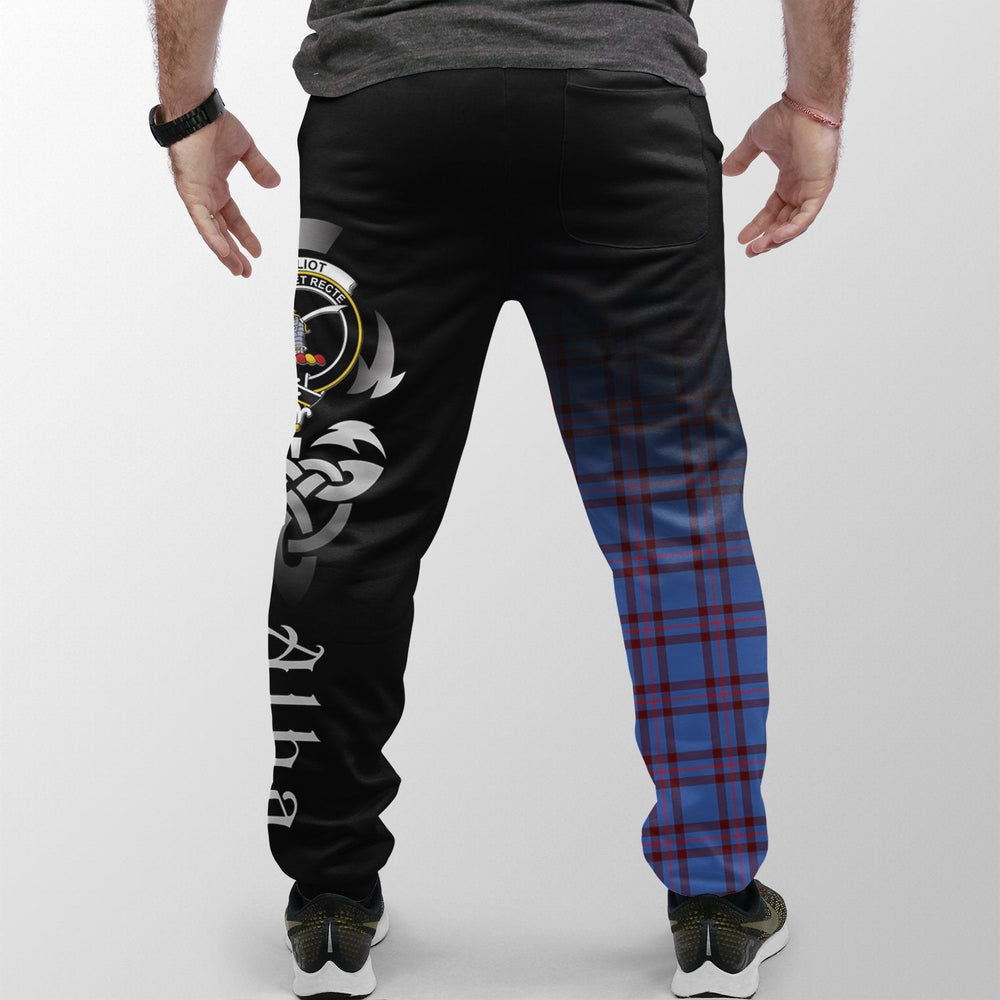 Clan Elliot Modern Tartan Crest Jogger Sweatpants Alba Celtic Style YN72 Clan Elliot Tartan Today