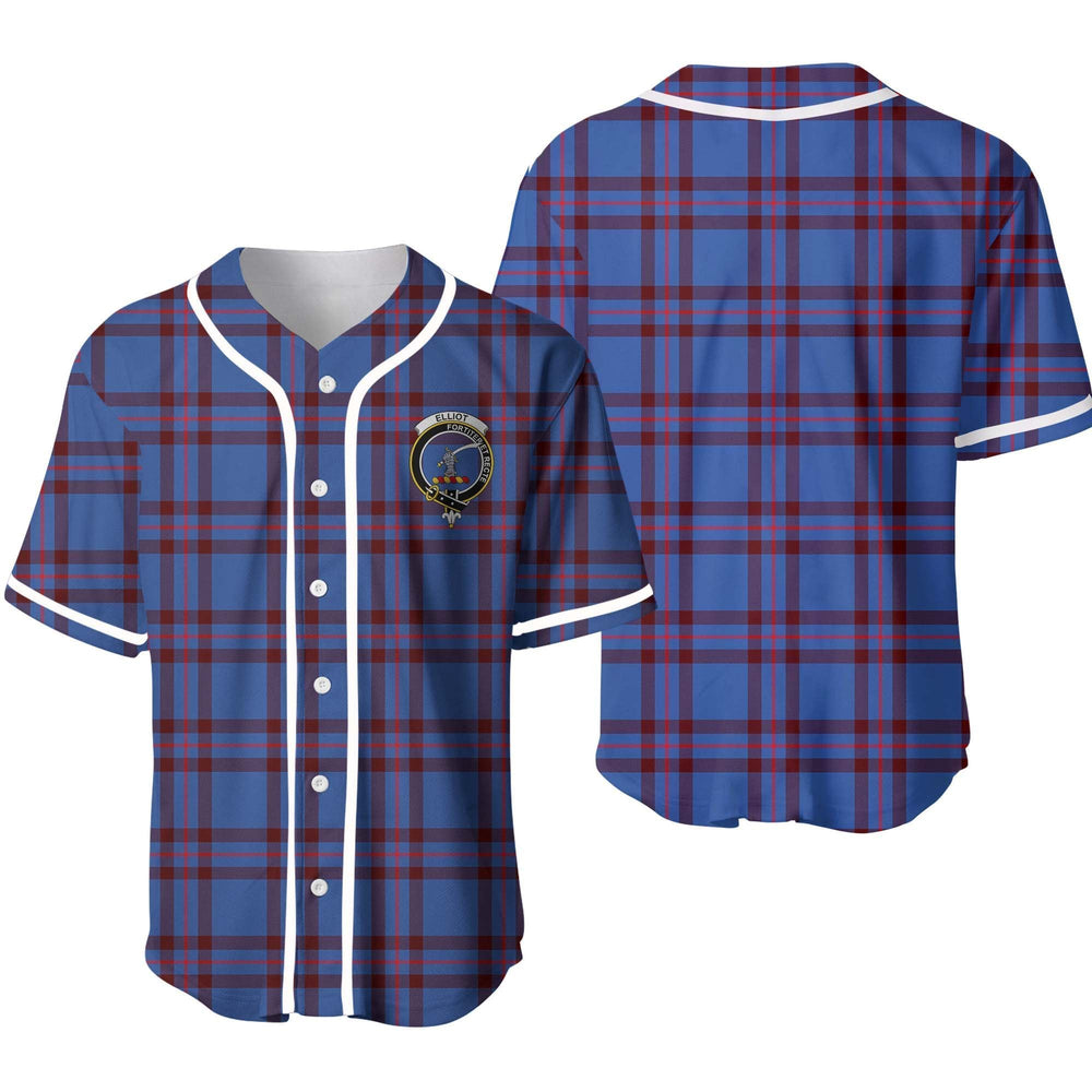 Clan Elliot Tartan Unisex Baseball Jersey GM30TI76 Clan Elliot Tartan Today