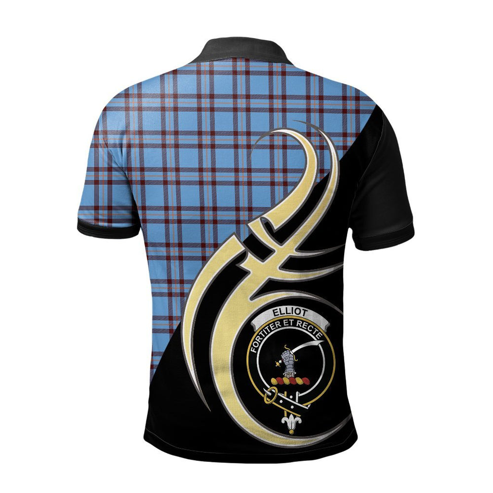 Clan Elliot Ancient Tartan Polo Shirt - Believe In Me Style BU38 Elliot Ancient Tartan Tartan Polo